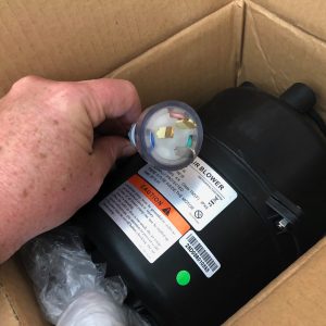 LX Spa Blower Aussie Power Plug & Air switch Built In
